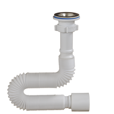 А-301421 Гибкая труба (гофра) ОРИО с выпуском 1 1/4" х 50 длина 1230 мм