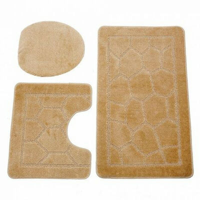 Коврик д/ванны 3 предм. ZALEL 60*100 бежевый Турция