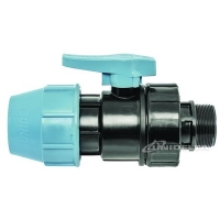 Кран шаровый 20х1/2" ц/ш ПЭ UNIDELTA