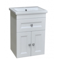 Подстолье "Гранд-50" белый Софт 1 ящик 2 двери под ум. Сомо-50 500х780х380