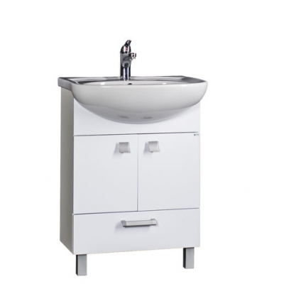 Подстолье "РИО 60" (белый) 2 двери +1 ящик (нижний) под умыв. "Эрика 61"600х800х290/ 4518-1 Подстолье "РИО 60" (белый) 2 двери +1 ящик (нижний) под умыв. "Эрика 61"600х800х290/ 4518-1