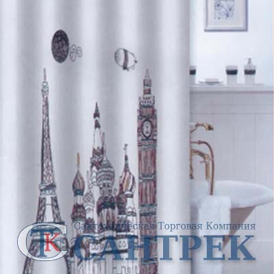 Штора д/ван "ZALEL" ФОТОПРИНТ 180х180 YGL DX-021 Штора д/ван "ZALEL" ФОТОПРИНТ 180х180 YGL DX-021