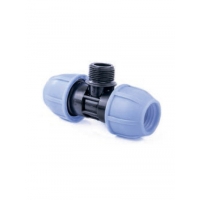 Тройник 32х 3/4 штуцер ПЭ РОСТУРПЛАСТ Тройник 32х 3/4 штуцер ПЭ РОСТУРПЛАСТ