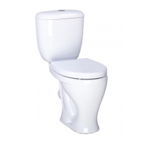 Унитаз-компакт "Воротынский" (2реж.арм.+сид.) КОМФОРТ белый , антивсплеск, косой выпуск (г.Воротынск)
