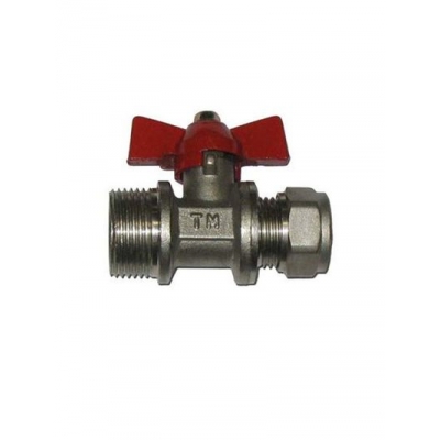 Кран шар. для металлопл. трубы 3/4"х16 ш/ц