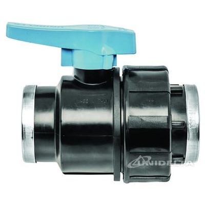 Кран шаровый 3/4" г/г ПЭ UNIDELTA