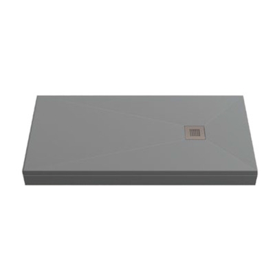 Поддон ESSENTIA мрамор 120х80 ГРАФИТ (без автослива) ЛП00059