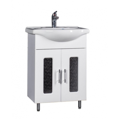 Подстолье "Идеал" стекло (белый) под умыв. "Элегия" 550х800х346