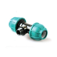 ТРОЙНИК 25х 3/4 штуцер ПЭ UNIO