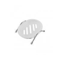 332-2/L Мыльница белая с двойным дном