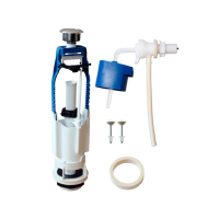 Арматура Псков бок. подводка, хром кнопка (105.56.14.3/68.03/54(56).14.3)