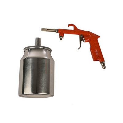 AU-1720-03 Пистолет пескоструйный Sturm!, 3-4бар, d сопла 2,5мм, бачок 1л, МЕДНОЕ сопло