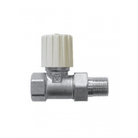 Клапан VALTEC ручной, для радиатора, прямой 1/2" (VT.008.N.04)