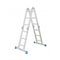 Лестница алюминиевая-трансформер 4*3 (h max = 3,69 м) до 150 кг