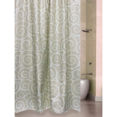 Штора для ванн BATH Snail (беж./сер.) 180х200 (ch1366/8)
