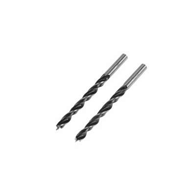 Сверло по дереву ТУНДРА, цилиндрический хвостовик, 6 х 93 мм, 2 шт. 1444187