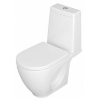 Унитаз-компакт "ТРИНО" БЕЗОБОДКОВЫЙ белый (2-режим. сид.Дюро-Пласт, SLIM, Soft-Close) КЕРАМИН Унитаз-компакт "ТРИНО" БЕЗОБОДКОВЫЙ белый (2-режим. сид.Дюро-Пласт, SLIM, Soft-Close) КЕРАМИН