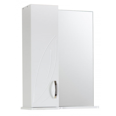 Зеркало-шкаф "Весна 60" левый (белый) 570*717*230 Зеркало-шкаф "Весна 60" левый (белый) 570*717*230