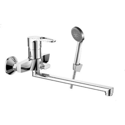 DR70043 Смеситель одноручный универсальный с поворотным изливом 30см, хром