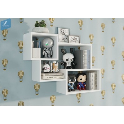 ЛАЙТ Полка навесная ПН-002 Корпус - Белый (Гладкий) (1 место) НФ-623