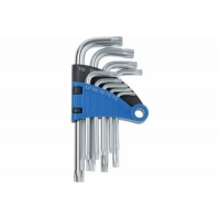 Набор ключей ТУНДРА, TORX Tamper, CrV, TT10 - TT50, 9 шт. 2354395