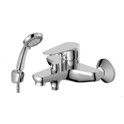 DR72036 Смеситель одноручный для ванны с коротким изливом, хром