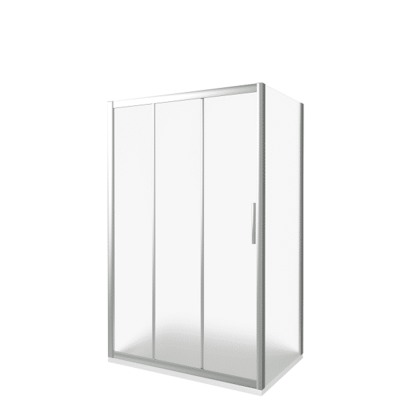 Душ.ограждение ORION WTW-140-G-CH Прямое, стекло ГРЕЙП 5мм (без поддона и автослива)