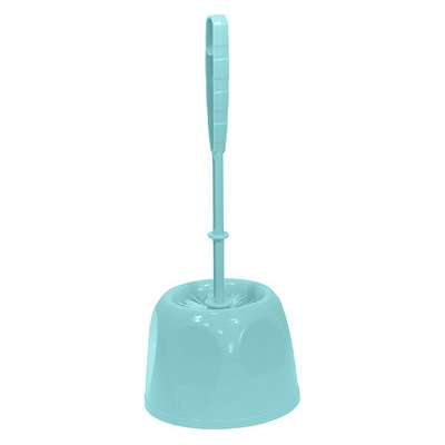 Ершик для унитаза на подставке БЛЕСК СТАНДАРТ 15х39 Аквамарин ("М-пластика") (М 5010)