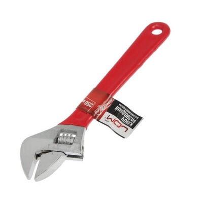 Ключ разводной ЛОМ, обрезиненная рукоятка, 250 мм 1647009