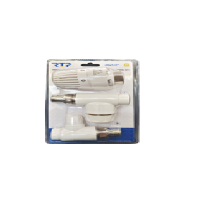 Комплект № 1 (Термостатический клапан прямой с колпачком, клапан запорный прямой, термостатическая головка) PPR 20х1/2, РТП Комплект № 1 (Термостатический клапан прямой с колпачком, клапан запорный прямой, термостатическая головка) PPR 20х1/2, РТП