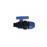 Кран шаровый 1 1/4" х 40 Ш/ц ПЭ РОСТУРПЛАСТ