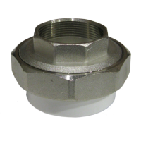 Муфта комб. РАЗЪЁМНАЯ, гайка 75х2 1/2" PP-R Rosturplast ( )