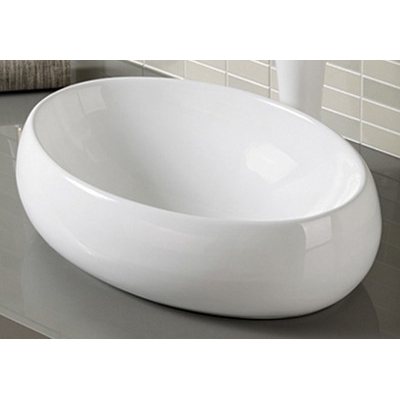 800-320317/А252В Фигурный умывальник накладной 490х350х140 MELANA