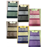 Коврик д/ванны 2 предм. ZALEL 60*100 "HURREM" ASSORTED