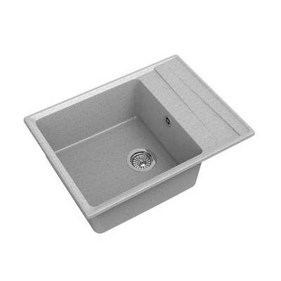 Мойка GRANFEST GF-LV-660L чаша+крыло 660*500 (серый - 310)