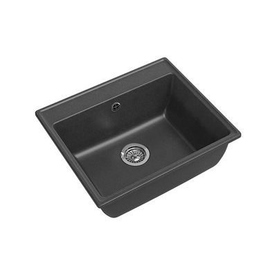 Мойка GRANFEST GF-V-580 1 чаша 580*500мм (графит)