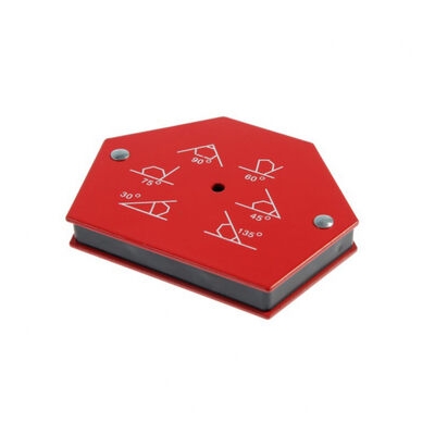 Магнитный угольник для сварки ТУНДРА, 30,45,60,75,90,135°, усилие на отрыв 23 кг 4121909