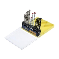 Набор сверл комбинированный ТУНДРА, цилиндрический хвостовик, 4-5-6-8-10 мм, 15 шт. 1119725 Набор сверл комбинированный ТУНДРА, цилиндрический хвостовик, 4-5-6-8-10 мм, 15 шт. 1119725