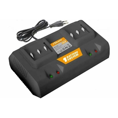 SBC1822 зарядное устройство Sturm! 1BatterySystem 18 В, 2х4 А для двух батарей SBC1822 зарядное устройство Sturm! 1BatterySystem 18 В, 2х4 А для двух батарей