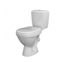 Унитаз-компакт "Паллада" (прям. вып., с 2-кн.арм., нижн. подв., сиденье дюро)