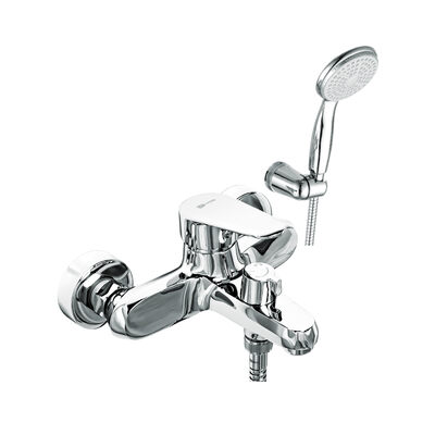 0314C Поинт Смеситель для ванны, с коротким изливом, дивертор с кер. пласт, хром LEMARK