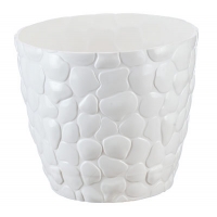 Кашпо КАМНИ d-180мм 2,6л Белый ("М-пластика") (М 3173) Кашпо КАМНИ d-180мм 2,6л Белый ("М-пластика") (М 3173)