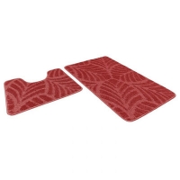 Коврик д/ванны 2 предм. SHAHINTEX АКТИВ icarpet 50х80 + 50х40 001 ягодный 73