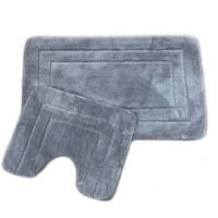 Коврик д/ванны 2 предм. ZALEL EXCLUSION 60х100 + 50х60 grey серый