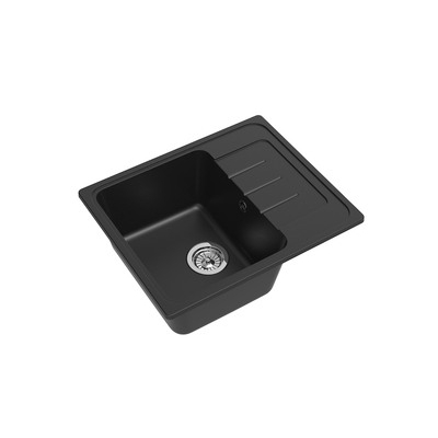 Мойка EWIGSTEIN Elegant 45F 580*480 чаша +крыло (антрацит)