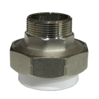 Муфта комб. РАЗЪЁМНАЯ, штуцер 50х1 1/2 PP-R Rosturplast (2)