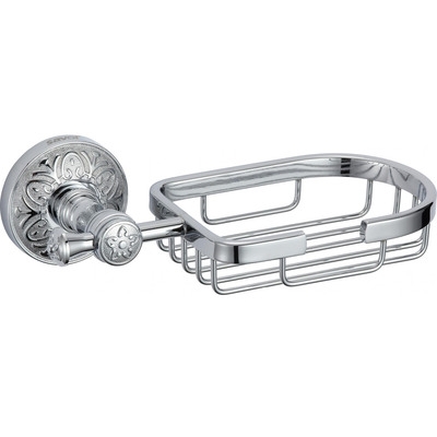 S-005832A Мыльница решетка настенная/Хром S-005832A Мыльница решетка настенная/Хром