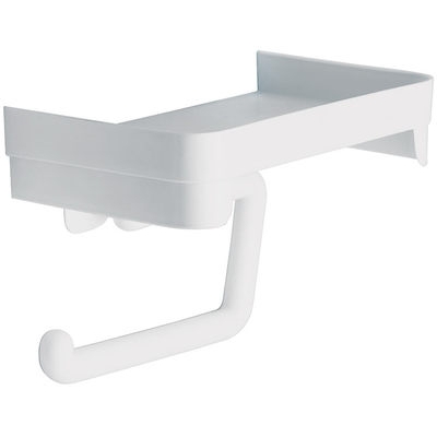 Держатель для туалетной бумаги С ПОЛОЧКОЙ 185х110х140 ("М-пластика") (М 2224) Держатель для туалетной бумаги С ПОЛОЧКОЙ 185х110х140 ("М-пластика") (М 2224)