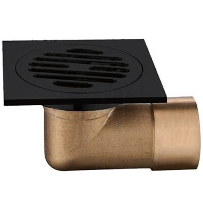 G81053-6 Трап 50 горизонтальный GAPPO латунь 100*100 (черный) сухой затвор G81053-6 Трап 50 горизонтальный GAPPO латунь 100*100 (черный) сухой затвор