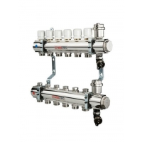 Коллекторная группа VALTEС в сборе 1"х 4 вых ЕК 3/4" (VTс.594.ЕMNX.0604)